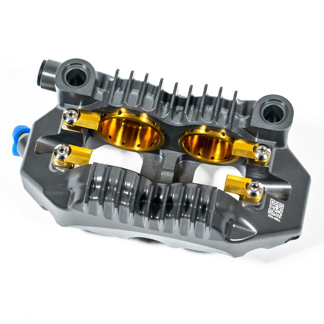 Talos X75 SBK Racing Monoblock P4 32/36 108mm pinza de freno delantera izquierda | X75.108.HD.L 