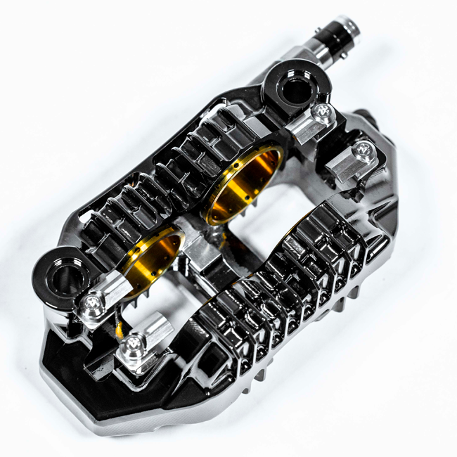 Freno de pinza monobloque TALOS X82 SBK Racing P4 34/38 108mm delantero derecho | X82.108.DL.R 