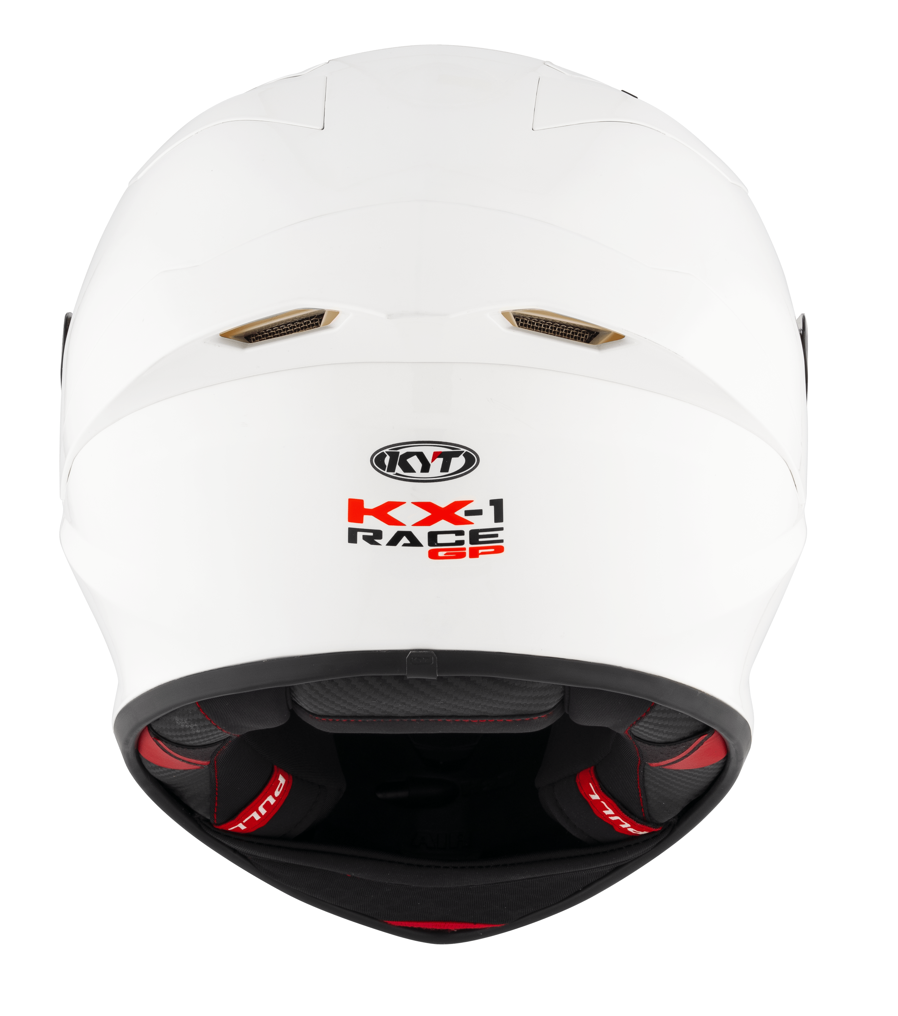 KYT KX-1 Race GP Casco Plano Blanco Y6KXX0W3 