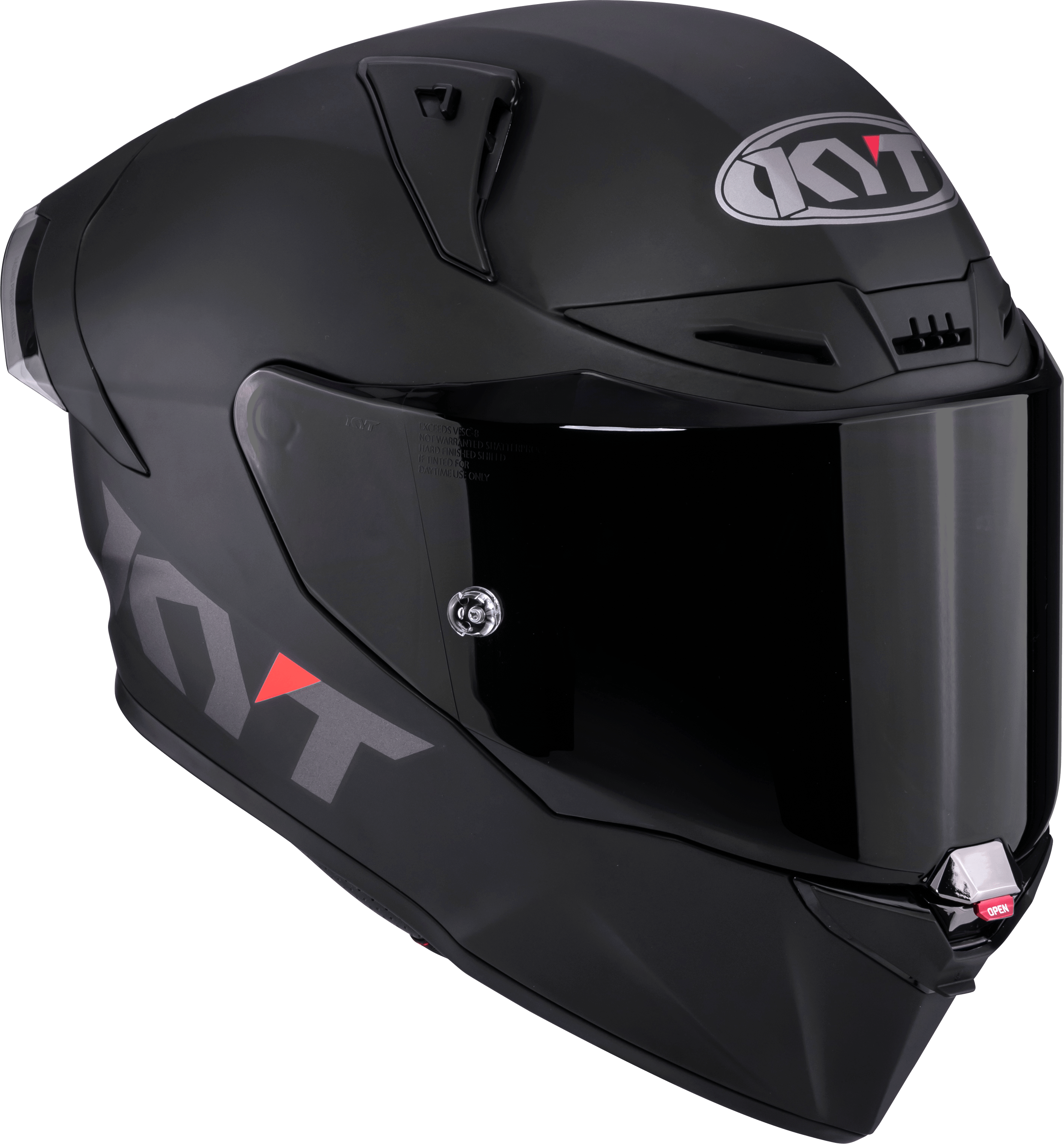 Casco de competición KYT R1R Plain negro mate Y6R100X6 