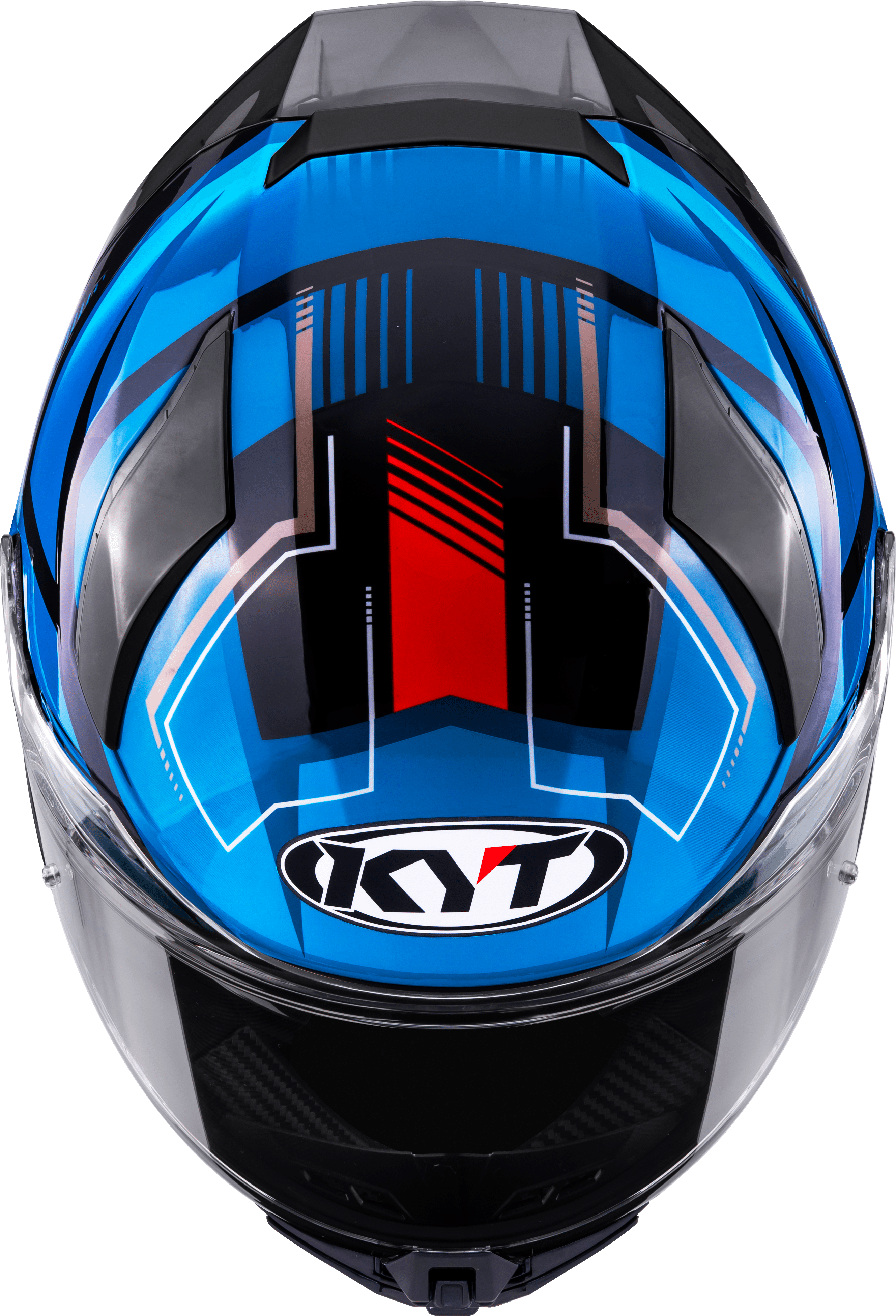 KYT R2R Casco Parsec Negro / Azul / Rojo Y6R20024 