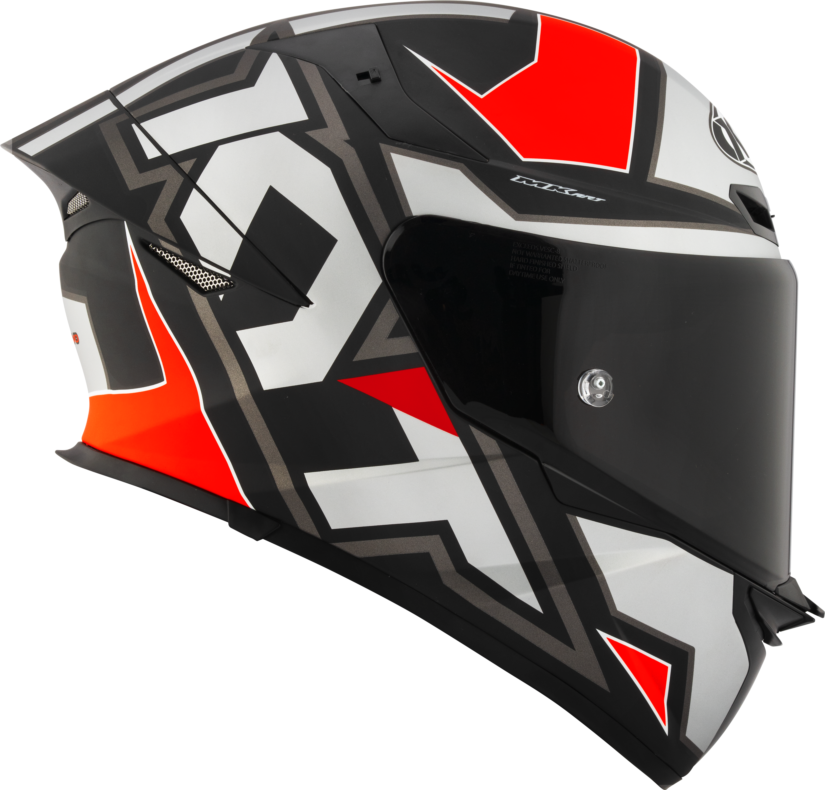 KYT TT-Revo Casco Electron Grey Red mate Y6TR0006 