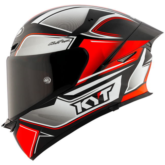 KYT TT-Revo Casco Turista Rojo Fluo Y6TR0012 
