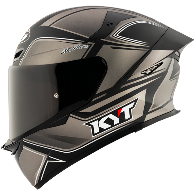KYT TT-Revo Casco Turista Mate Gris Frío Y6TR0013 