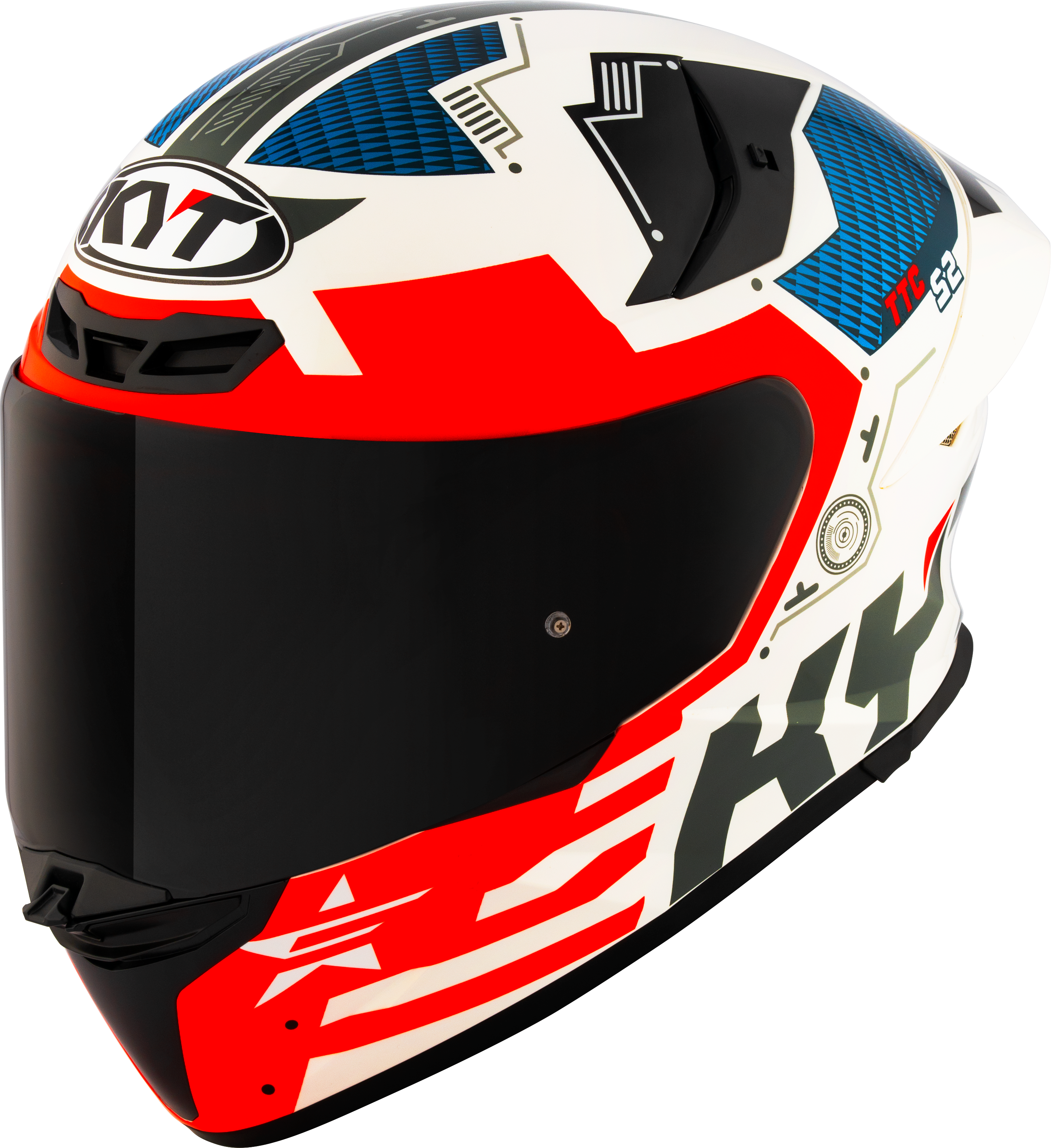 KYT TT-Revo Casco Fuselaje Rojo Y6TR0020 