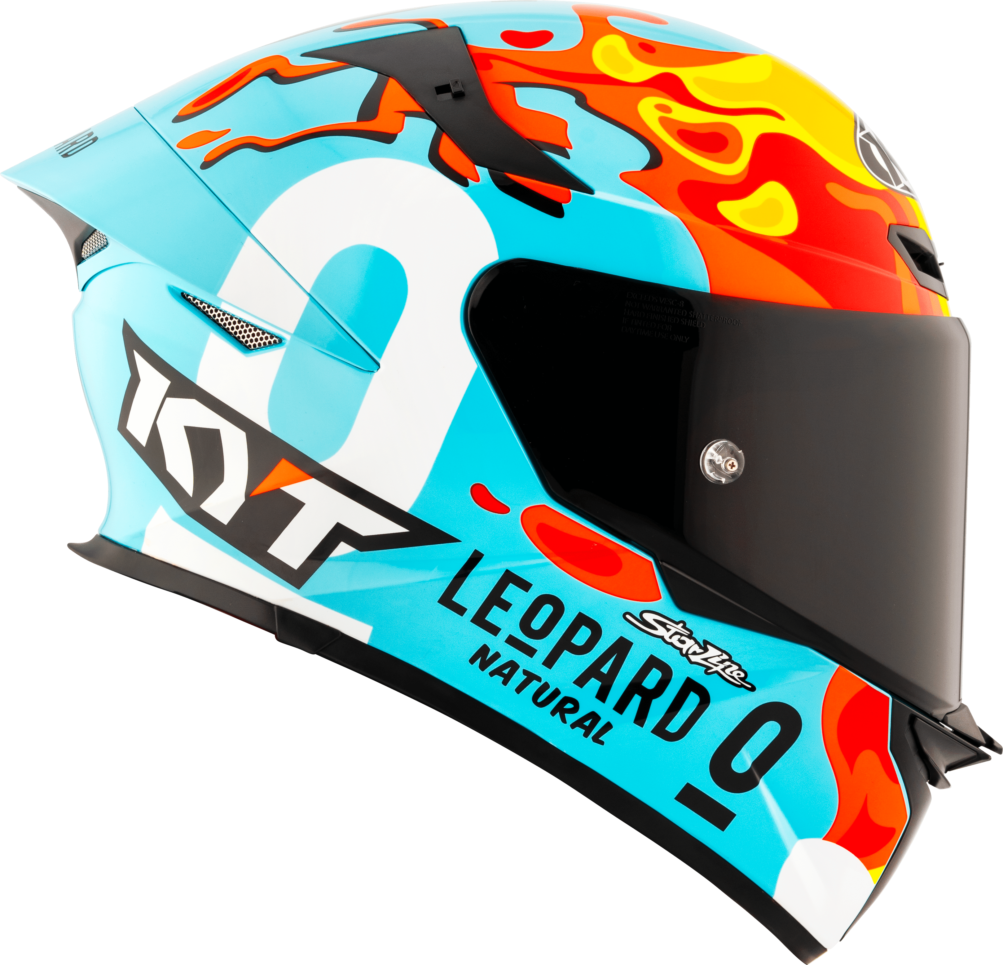 KYT TT-Revo Casco Réplica Leopard Aragon Y6TR0054 