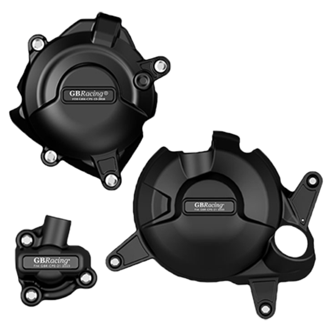 Cubierta de motor Protectores Juego completo GBRacing Yamaha YZF-R3 (23-25) 