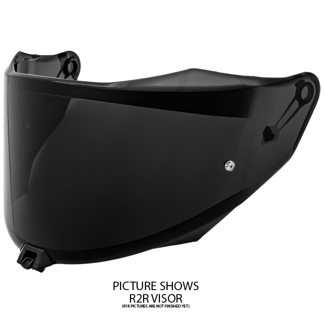 KYT Visera R1R muy ahumada / negra YAR10VS0 