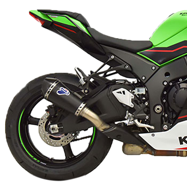 Kit de Escape Termignoni Slip-On Cónico Negro Kawasaki ZX-10 R/RR (21-25) 