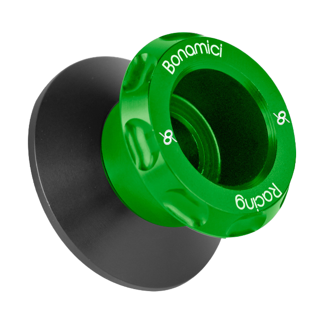 Bobbins/Ständeraufnahme EVO M10x1,25 Bonamici Racing SCS10F für CFMOTO 675 SR-R – Grün