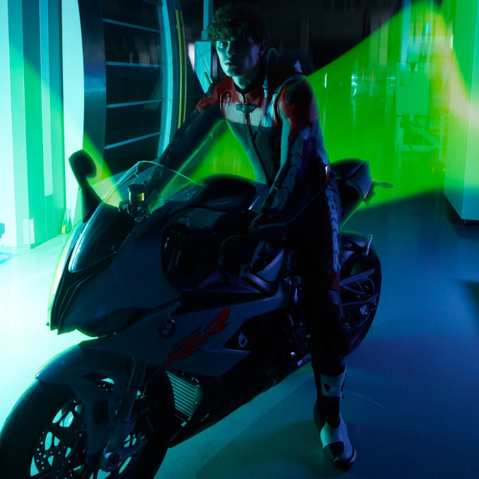 Spidi DP-Progressive mono Mono de cuero – Mono de competición perforado | Hombre | Rojo | Y161014 