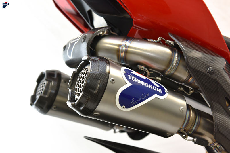 Sistema de escape completo Termignoni de titanio D200 RHT para Ducati Panigale V4/S (18-24) D20009400TTC 