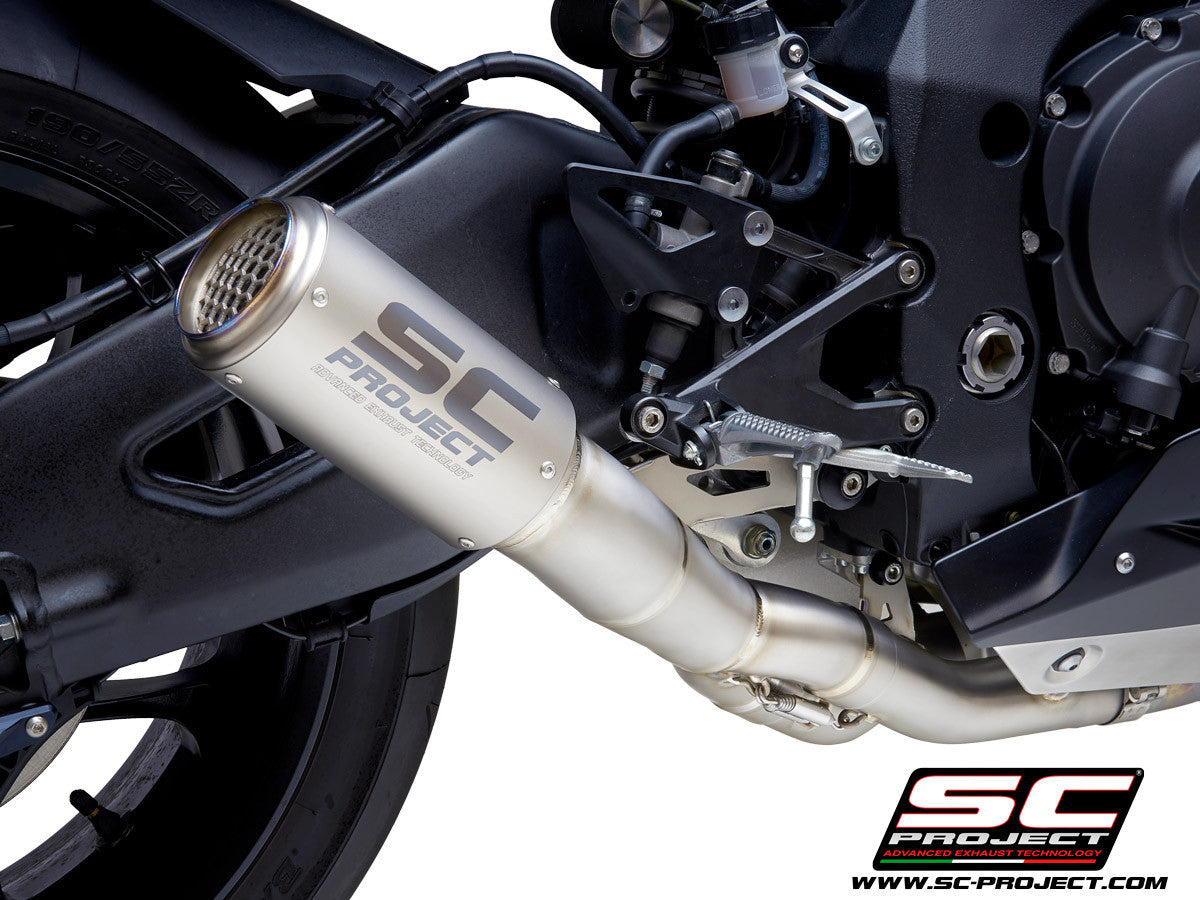 SC-Project Slip-On CR-T + tubo de reemplazo KAT para Yamaha YZF-R1/M RN65 (20-25) Y11C-DET36 