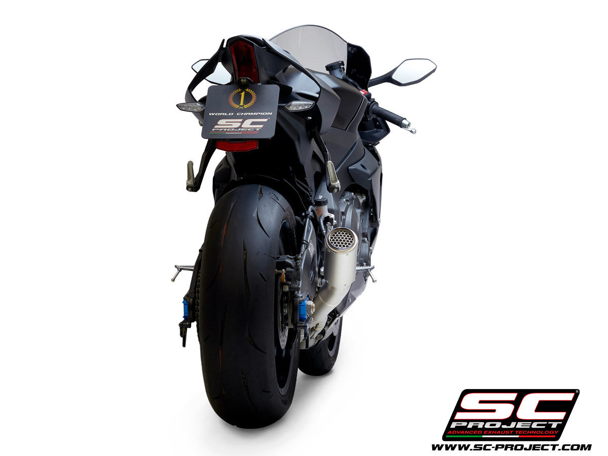 SC-Project Slip-On CR-T + tubo de reemplazo KAT Yamaha YZF-R1/M RN49 (17-19) Y11B-DET36 