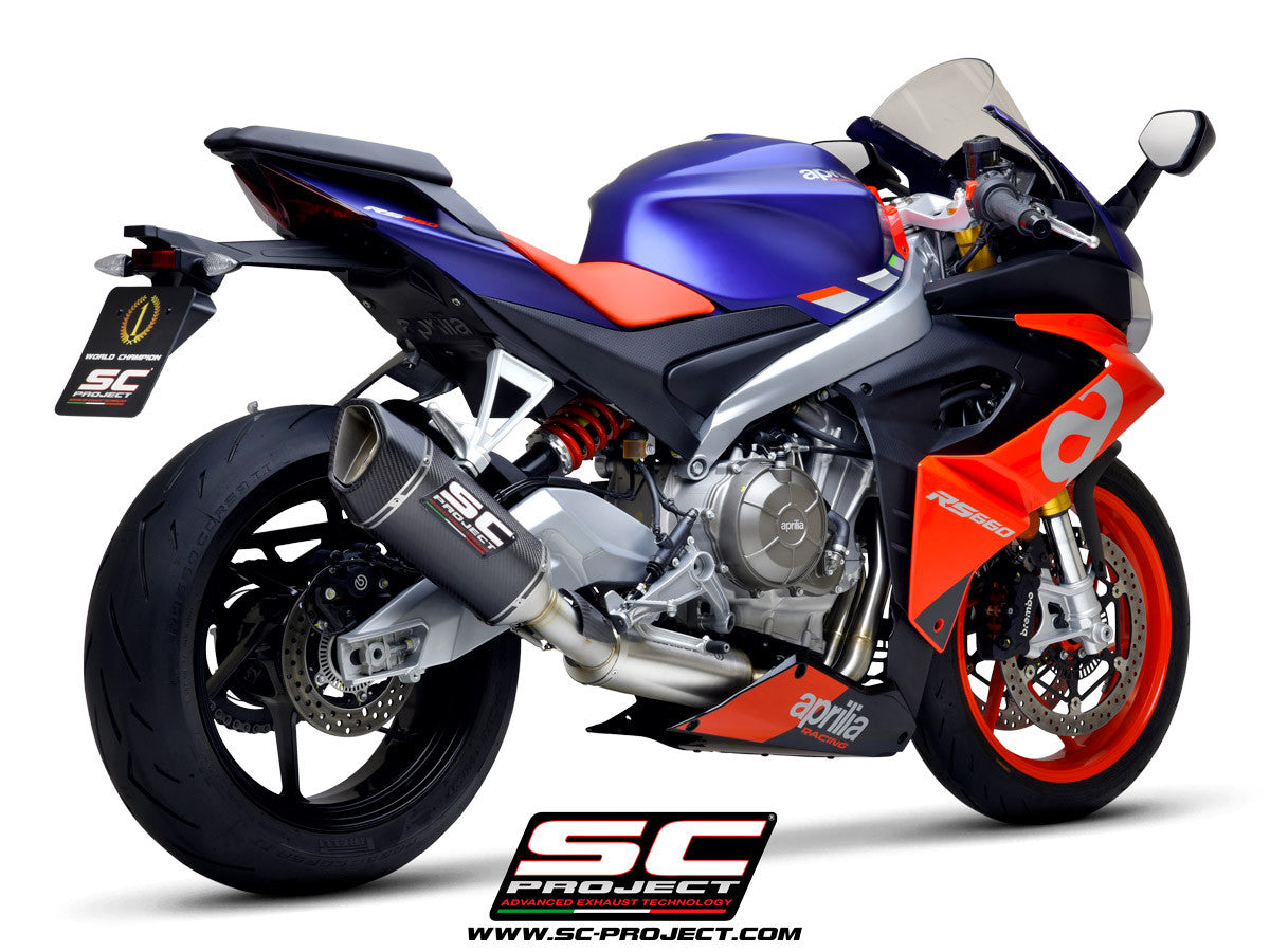 Sistema completo SC-Project 2-1 SC1-R Aprilia RS 660 (20-24) A23A-KC90 