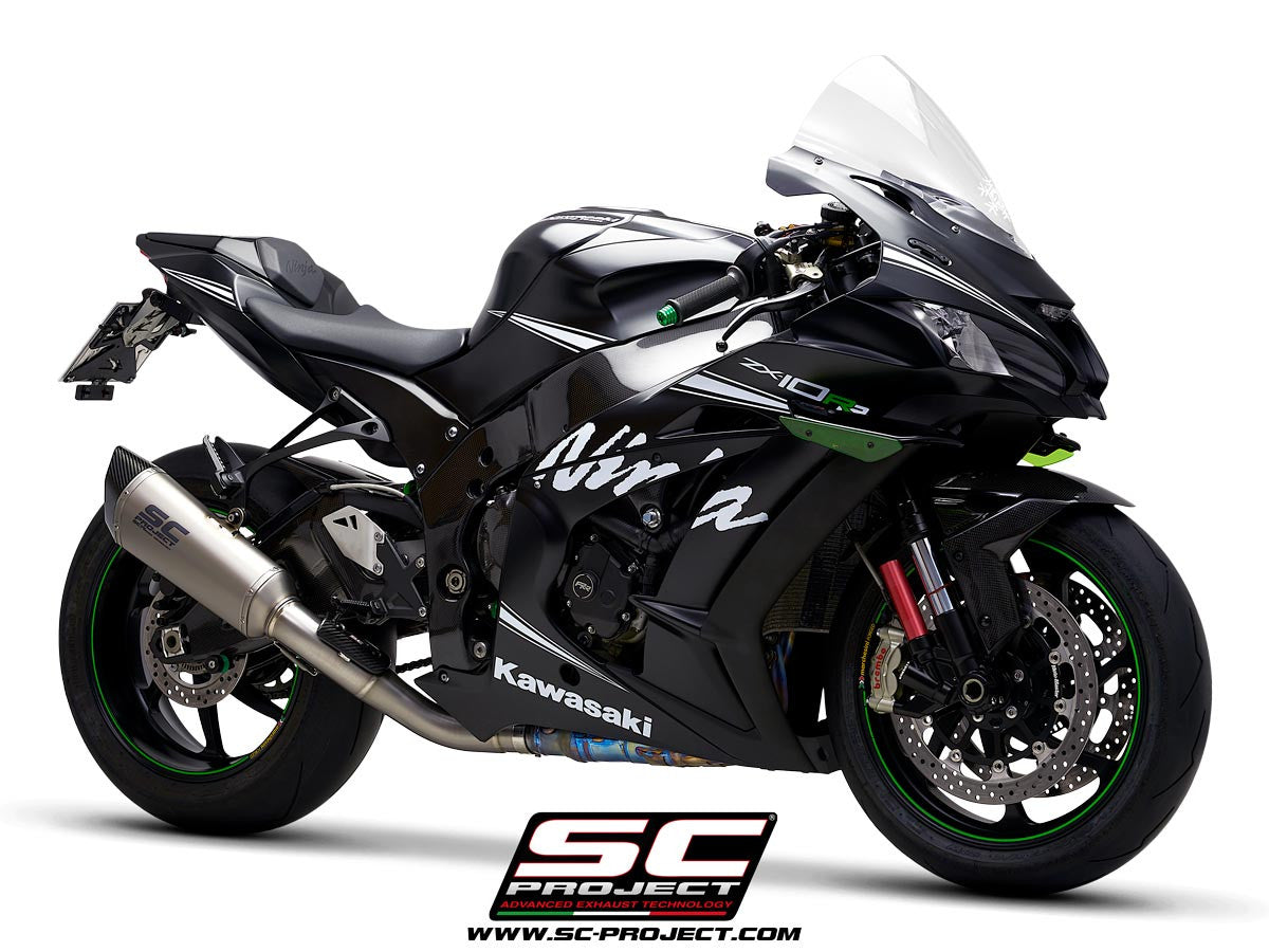 SC-Project Slip-On SC1-R + tubo de reemplazo KAT para Kawasaki ZX-10 R/RR (16-20) K22A-DET91 