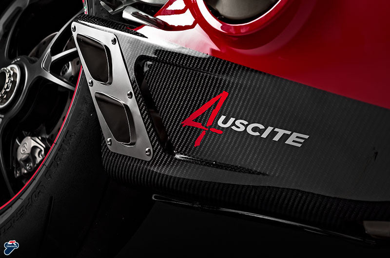 Sistema de escape completo de acero inoxidable Termignoni 4USCITE para Ducati Panigale V4/S (18-24) D18209401ITX 