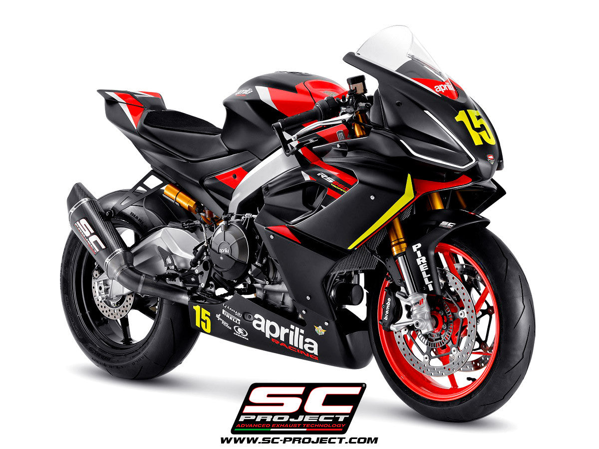 SC-Project Trofeo Titan sistema completo 2-1 SC1-R Aprilia RS 660 (20-24) A23A-PTC90 