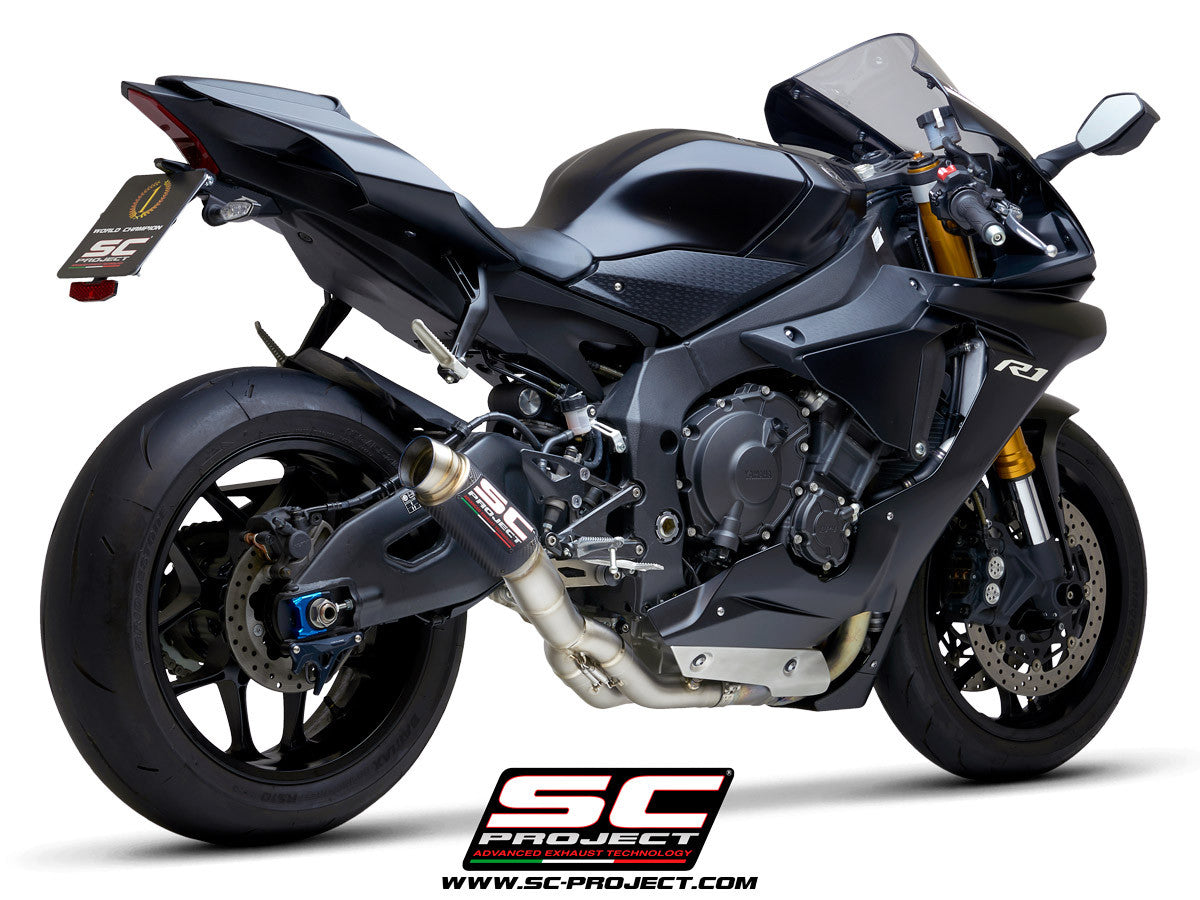 SC-Project Slip-On GP70-R + tubo de reemplazo KAT Yamaha YZF-R1/M RN65 (20-25) Y11C-DET70 