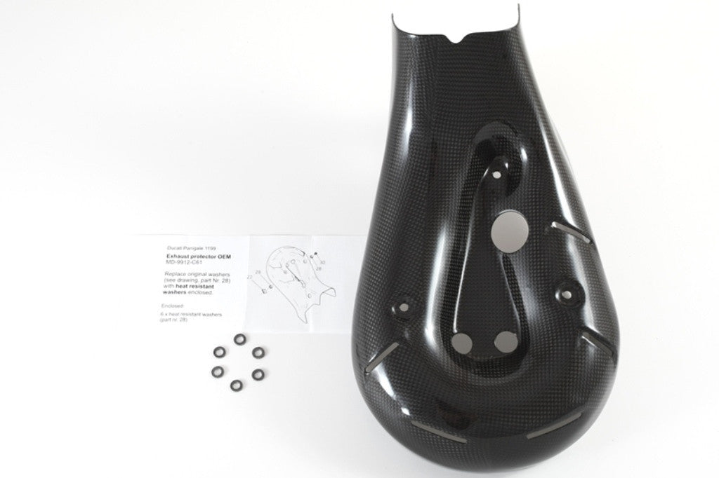 Protección térmica del colector de carbono Fullsix Ducati Panigale 1199/R/S (12-17) 