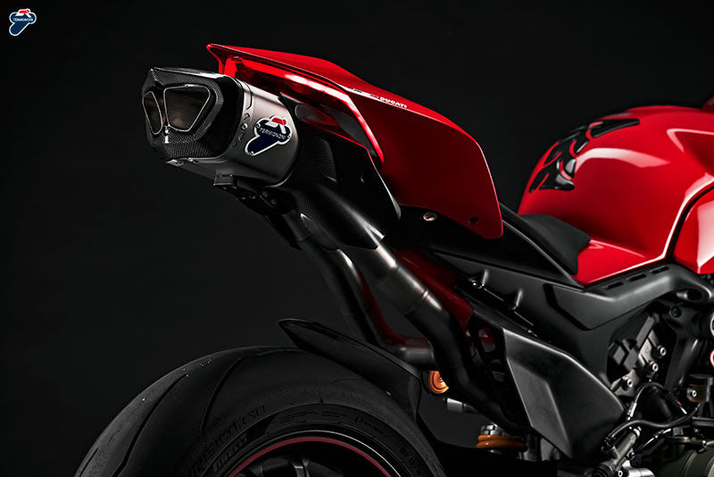 Sistema de escape completo de acero inoxidable Termignoni 4USCITE para Ducati Panigale V4/S (18-24) D18209401ITX 