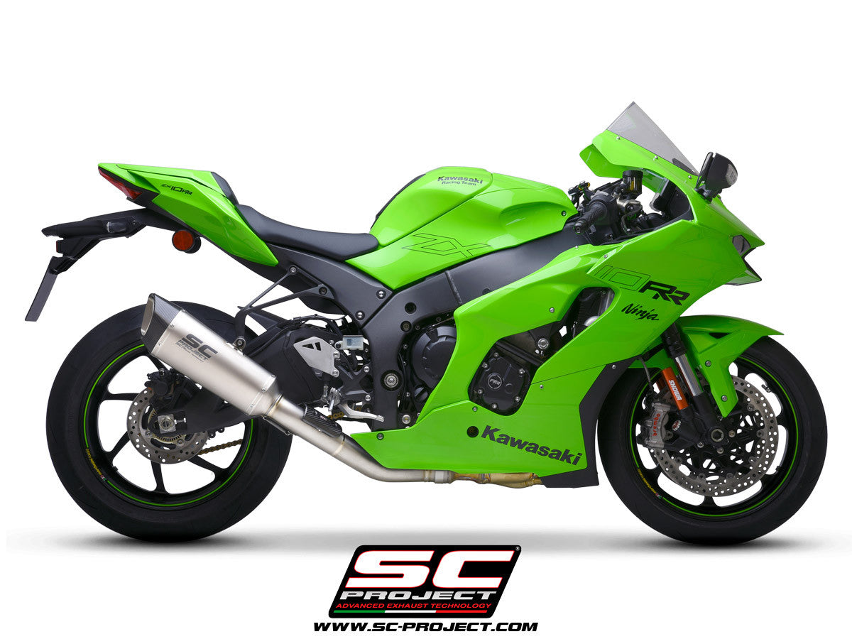 SC-Project Slip-On SC1-R + tubo de reemplazo KAT para Kawasaki ZX-10 R/RR (21-25) K38A-DET91C 