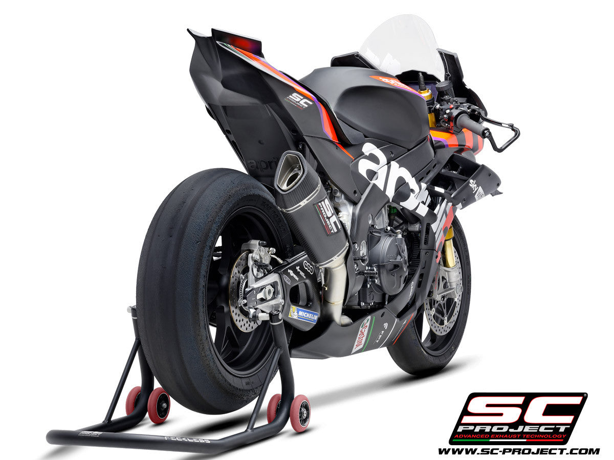 Sistema de escape completo SC-Project Titan SC1-R (250mm) para Aprilia RSV4 1100 Factory (21-25) A27A-TC90C 