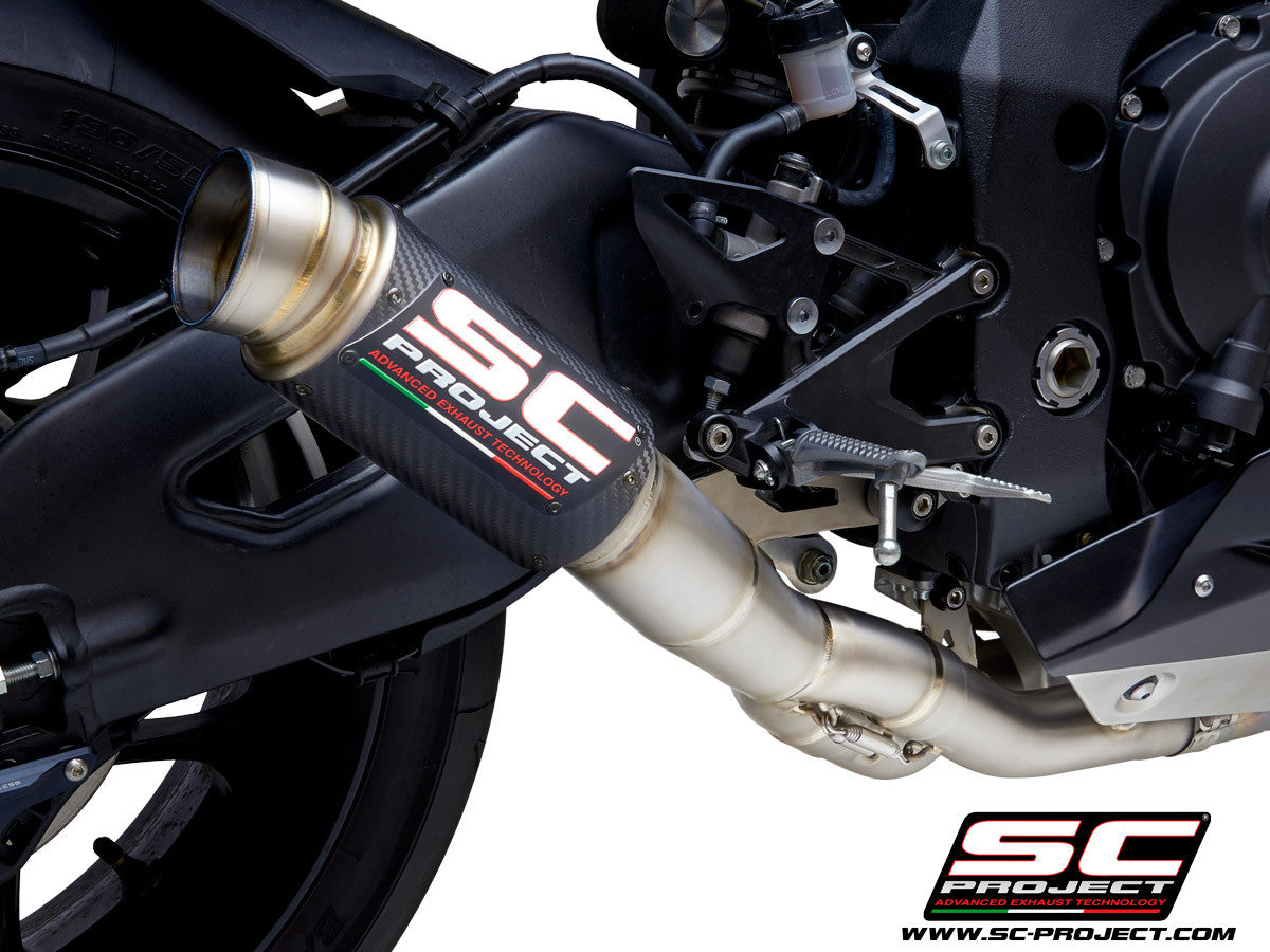 SC-Project Slip-On GP70-R + tubo de reemplazo de catalizador Yamaha YZF-R1/M RN32 (15-16) Y11A-DET70 