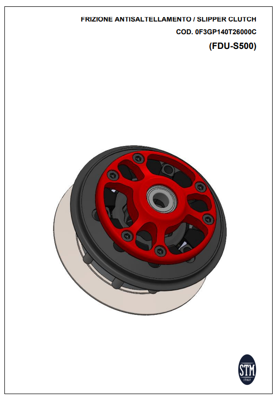 STM EVO GP embrague seco Ducati Panigale V2 955 (20-24) KTT-2600 