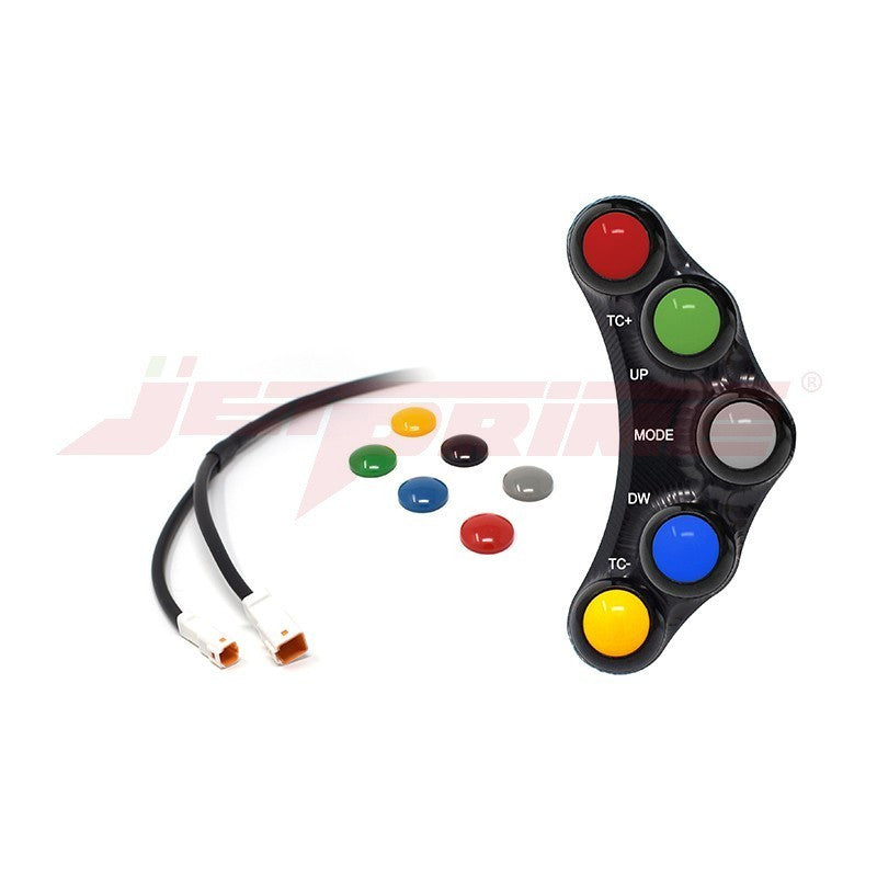 Interruptor de manillar Race izquierdo JetPrime Ducati Panigale 959 (16-19) JP PLSR 005 