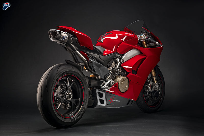 Sistema de escape completo de acero inoxidable Termignoni 4USCITE para Ducati Panigale V4/S (18-24) D18209401ITX 