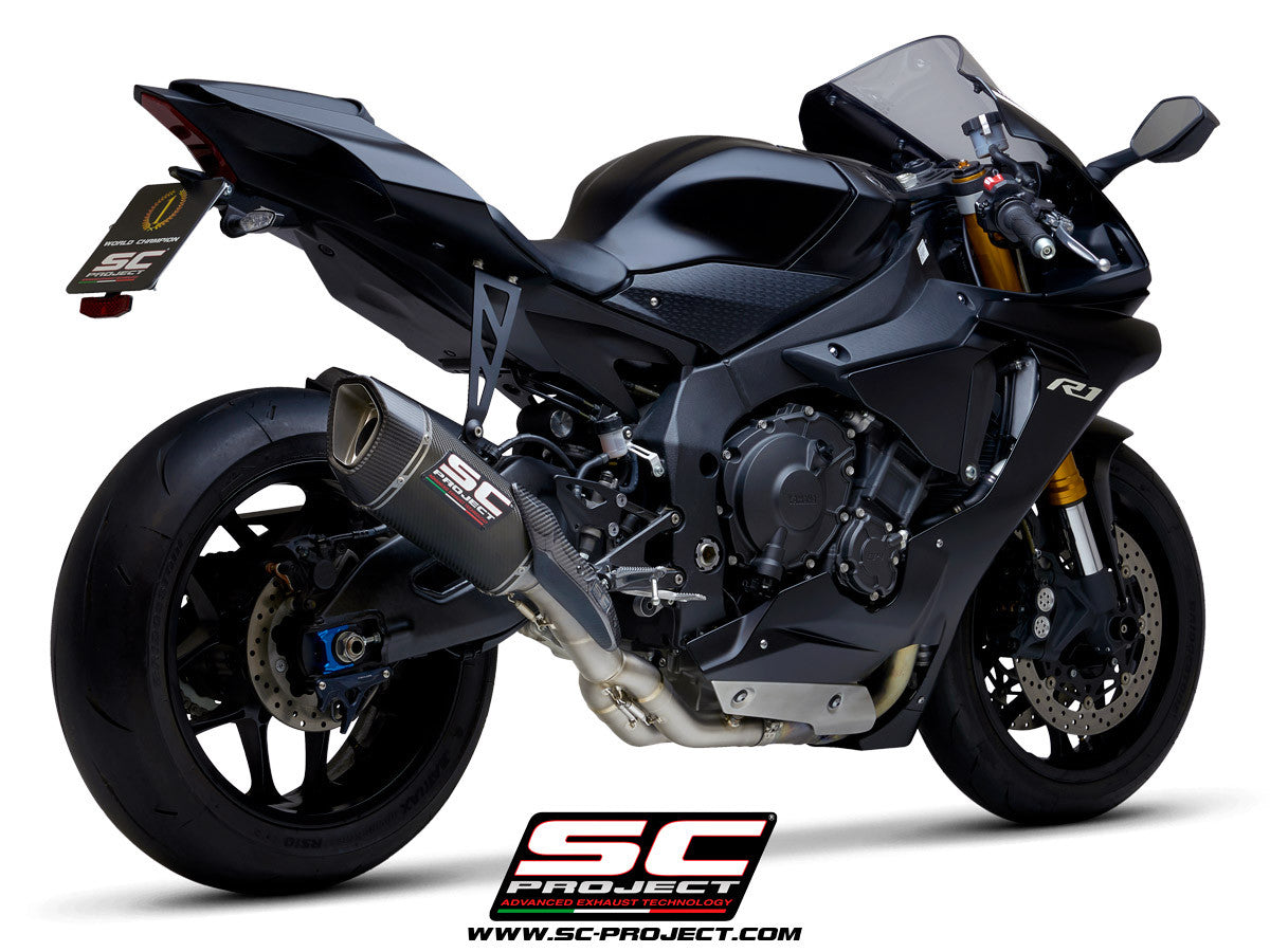 SC-Project Slip-On SC1-R + tubo de reemplazo KAT Yamaha YZF-R1/M RN65 (20-25) 