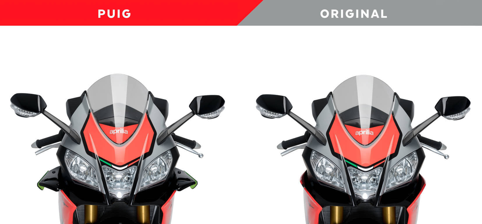 Alerones Spoiler Downforce Aprilia RSV4/RR/RF/1100 Factory (15-20) Puig 2334 
