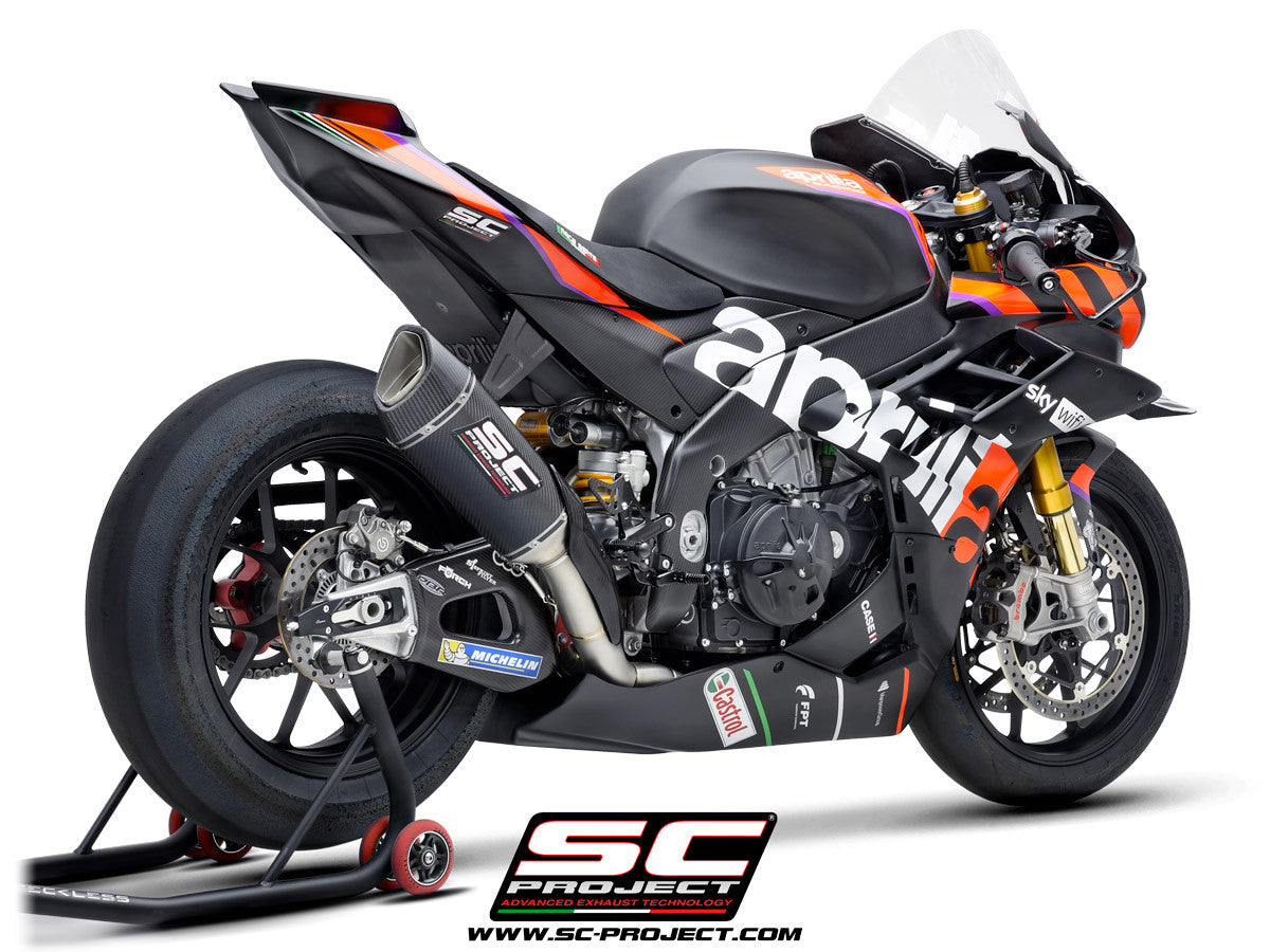 Sistema de escape completo SC-Project Titan SC1-R (250mm) para Aprilia RSV4 1100 Factory (21-25) A27A-TC90C 