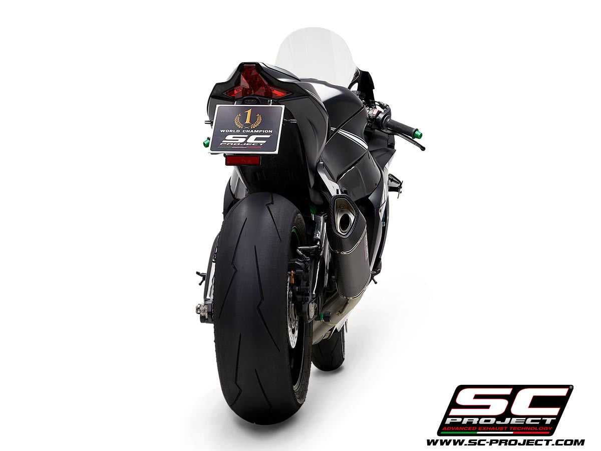 SC-Project Slip-On SC1-R + tubo de reemplazo KAT para Kawasaki ZX-10 R/RR (16-20) K22A-DET91 