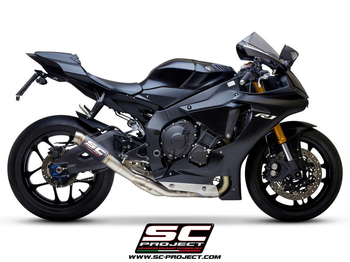 SC-Project Slip-On GP70-R + tubo de reemplazo de catalizador Yamaha YZF-R1/M RN49 (17-19) Y11B-DET70 