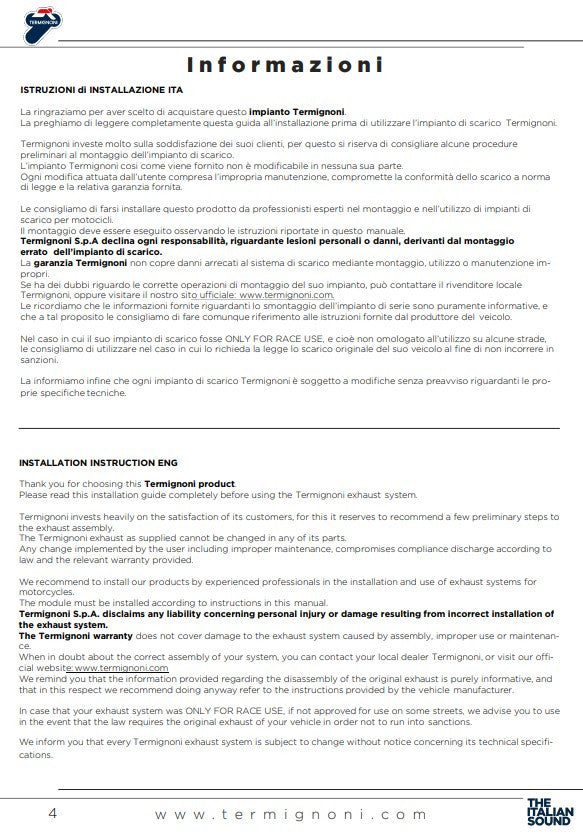 Termignoni Slip-On Force Carbon Ducati Panigale 959 (16-19) D16908040ICC 