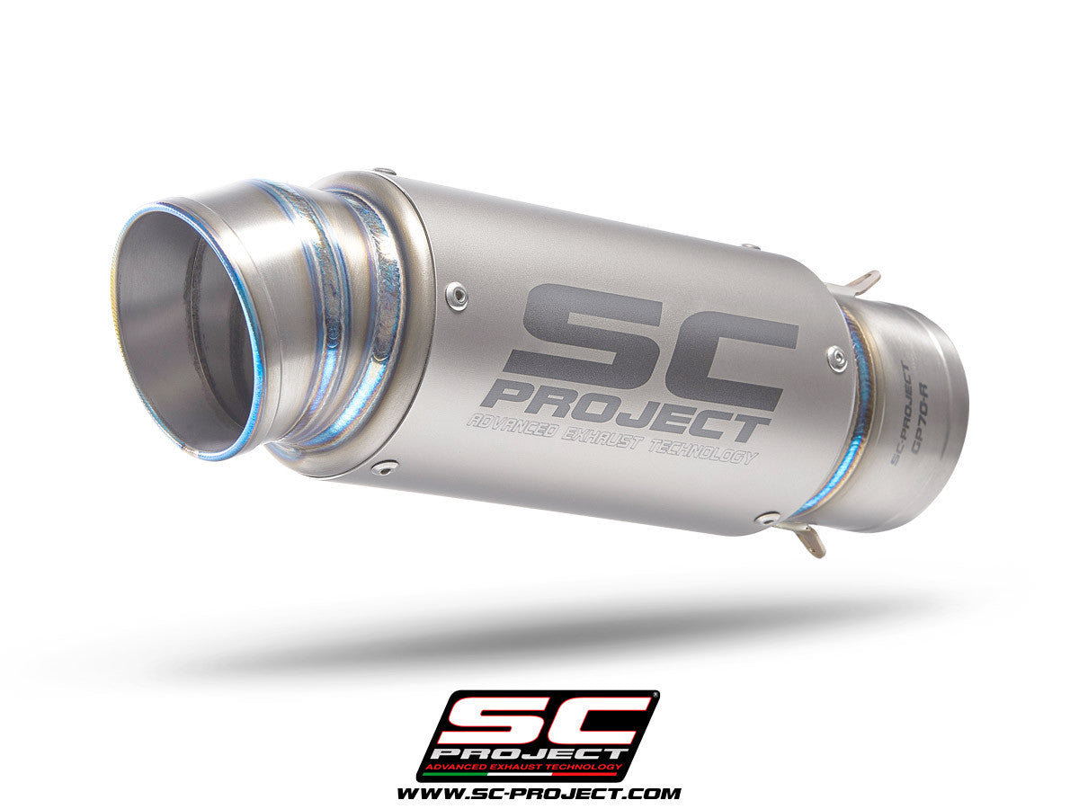 SC-Project Slip-On GP70-R + tubo de reemplazo de catalizador Yamaha YZF-R1/M RN49 (17-19) Y11B-DET70 