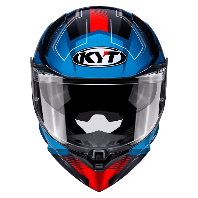 KYT R2R Casco Parsec Negro / Azul / Rojo Y6R20024 
