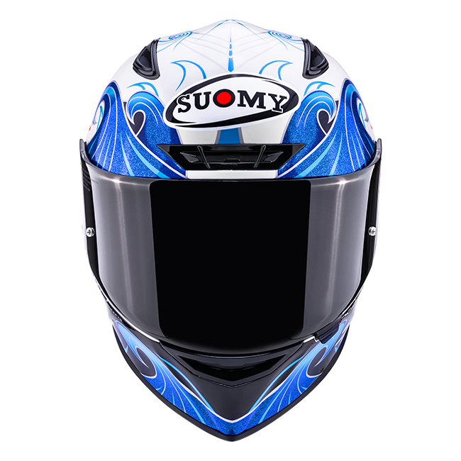 Suomy Track-1 Casco Waves Blanco K6T10025 