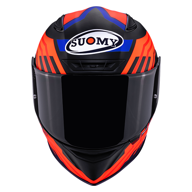 Suomy Track-1 Casco Estructura Mate Negro/Rojo/Azul K6T10024 