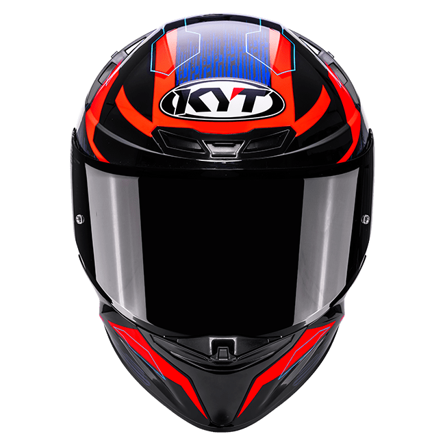 KYT TT-Revo Casco Speeding Negro / Rojo / Azul Y6TR0053 