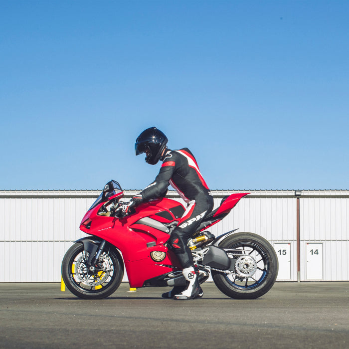 Spidi Laser Pro mono Mono de cuero – Traje de competición perforado | Hombre | Rojo | Y154014 