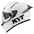 Casco KYT R2R Plain Blanco Y6R200W3 