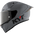 Casco de competición KYT R1R Plain gris Y6R100W1 