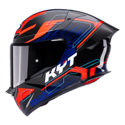 KYT TT-Revo Casco Speeding Negro / Rojo / Azul Y6TR0053 