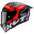 KYT R1R Casco de Carreras Carbono Acelerador Rojo Y6R10003 
