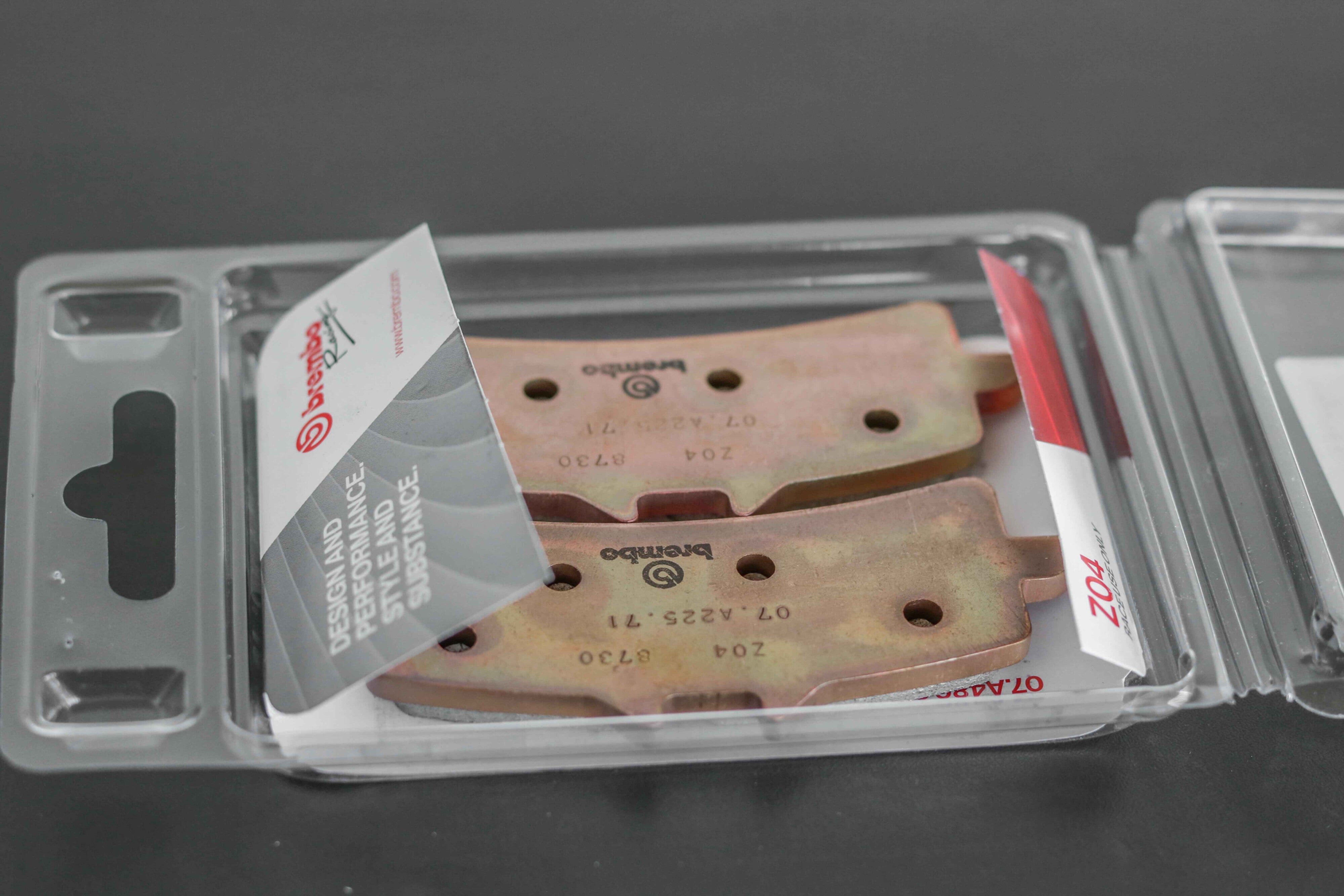 Brembo Z04 Racing-Pastillas de freno para Brembo M4/M50 y GP4-RX | 107A48639 