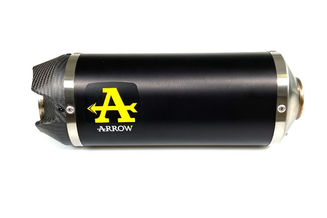 Escape Arrow Slip-On Indy Race de aluminio oscuro para Aprilia RS 660 (20-25) 71929AKN 