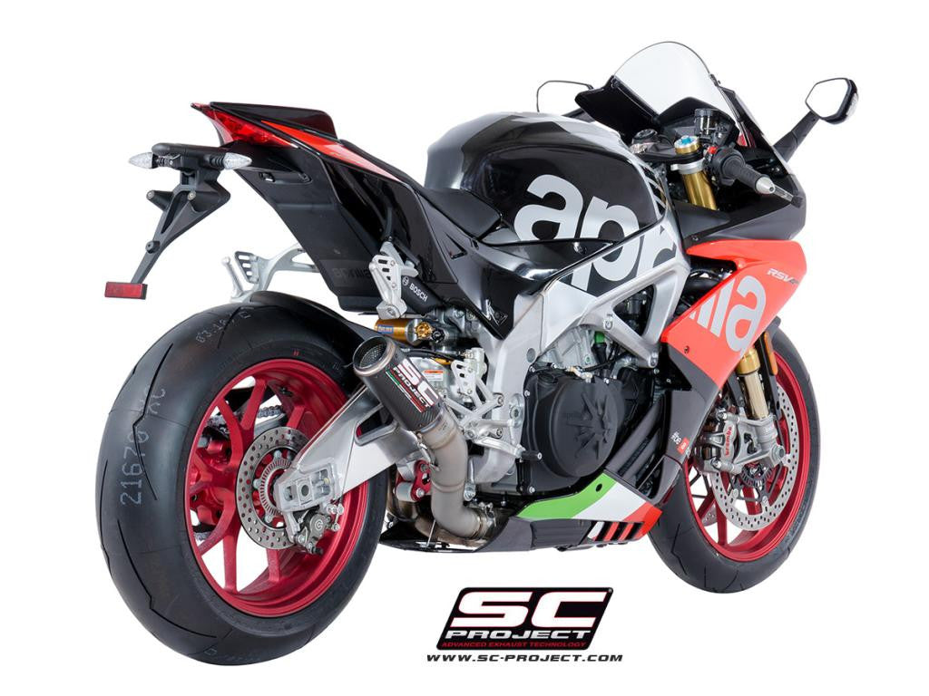 SC-Project Slip-On CR-T HIGH Aprilia RSV4/RR/RF (18-20) A18A-T90 